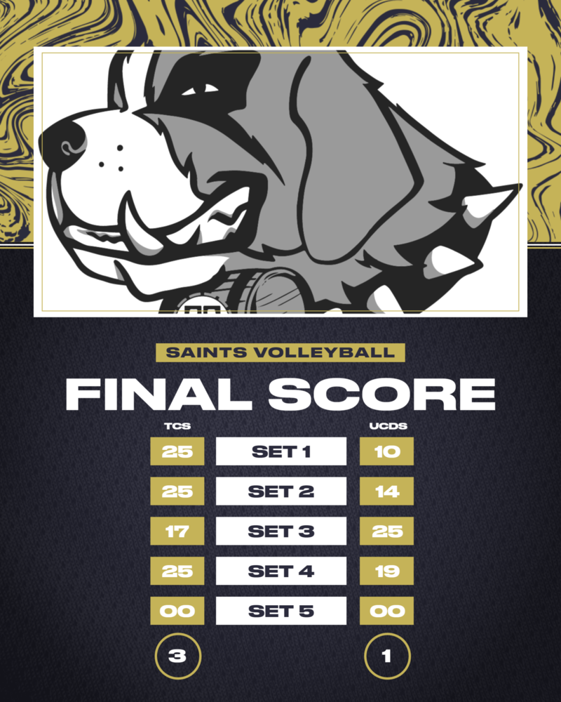 Game Report Saints VolleyBall